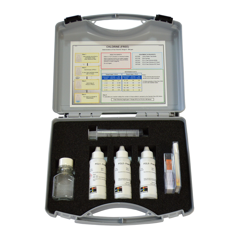 CHLORINATION DROP TEST KIT DTK Water Test Kits Simplified Test